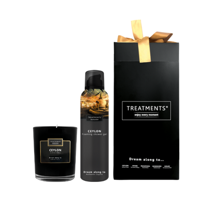 Treatments® - Geschenkbox Duschschaum &amp; Kerze - Ceylon