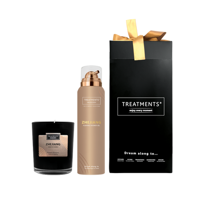Treatments® - Geschenkbox Duschschaum &amp; Kerze - Zhejiang