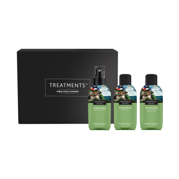 Treatments® - Geschenkbox Körper &amp; Duft (3er-Briefkasten) - Mahayana